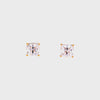 14k Square Gold Stud Earrings
