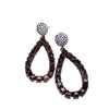 Champagne Open Teardrop Earrings