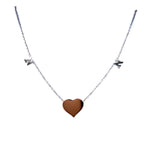 Custom Personalized Initials Cutout And Heart in 14K Gold