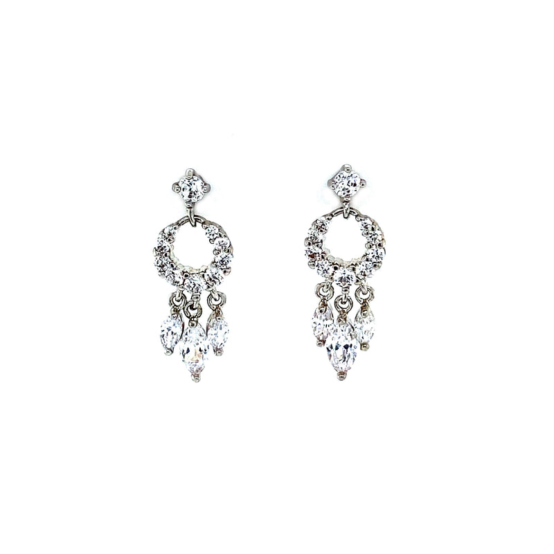 Circle Charm Earrings