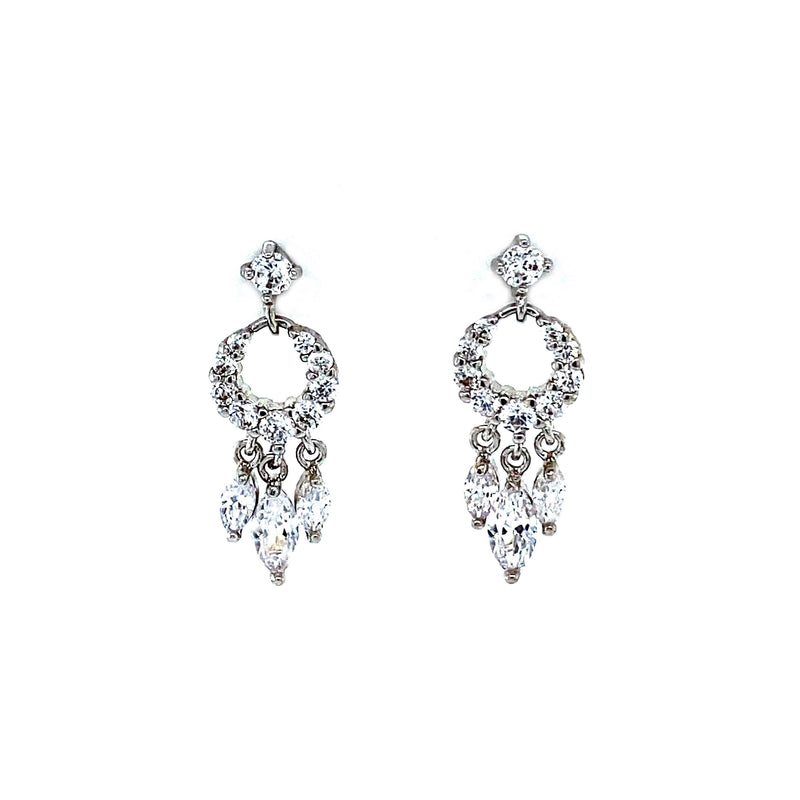 Circle Charm Earrings