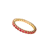 Ruby CZ Band Ring