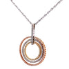 14K Tri Color Pendant