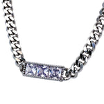 Curb Chain Bar Necklace