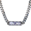 Curb Chain Bar Necklace