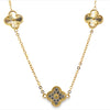 Gold Seven Clover Necklace