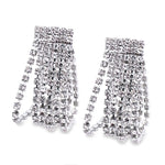 Embellished Earrings in Silver