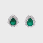 Emerald Teardrop Earring