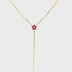 Ruby Y-Necklace