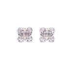 All Sparkle Square Studs