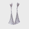 Dazzling Silver Drop Earrings