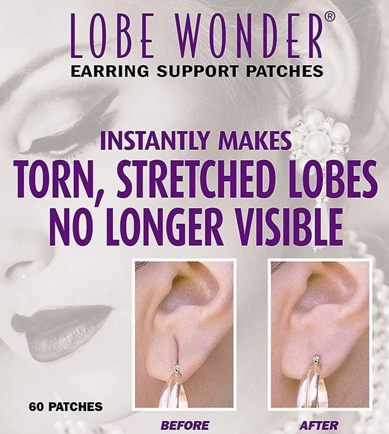 Lobe Wonder 300 Invisible Earring Ear-Lobe Support Patches