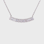 Wave Baguette Necklace