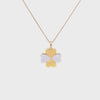 14K Gold Mini Clover Necklace