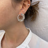 Sterling Silver Elegant Baguette Earrings