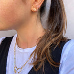 Butterfly Silhouette Stud Earrings