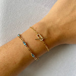 Toggle Mini Link Chain Bracelet