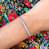 Simple Pavé Bar Bolo Bracelet