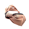 Tan Knot & Bow Headband