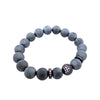 Silver Bead Stretch Bracelet