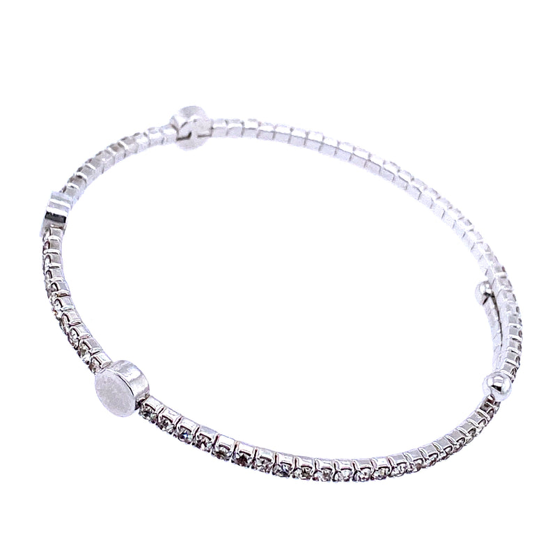Crystal Adjustable Bangle Bracelet