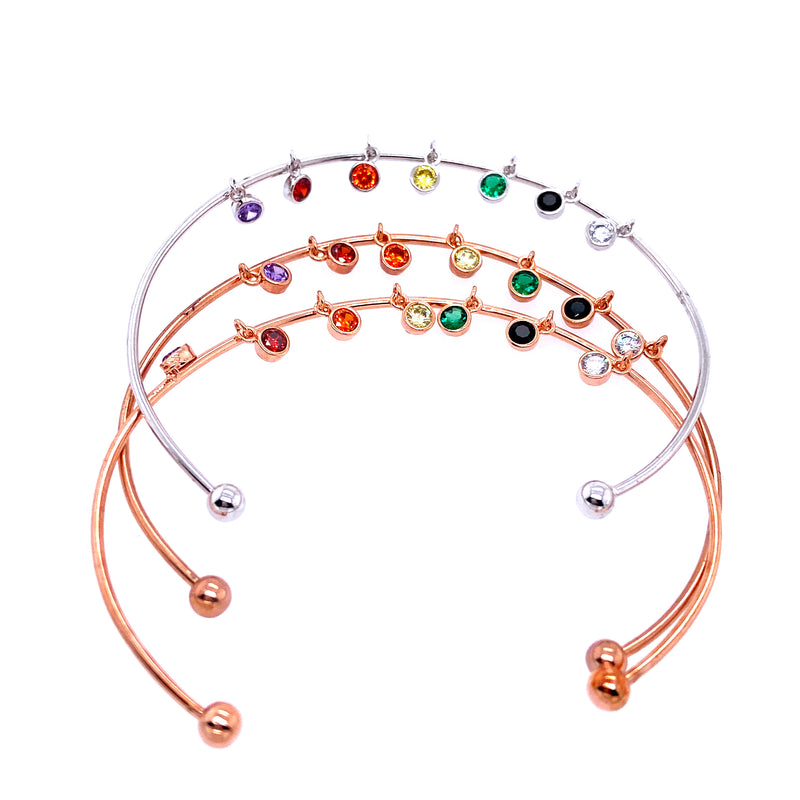 Rainbow Charm Bracelet