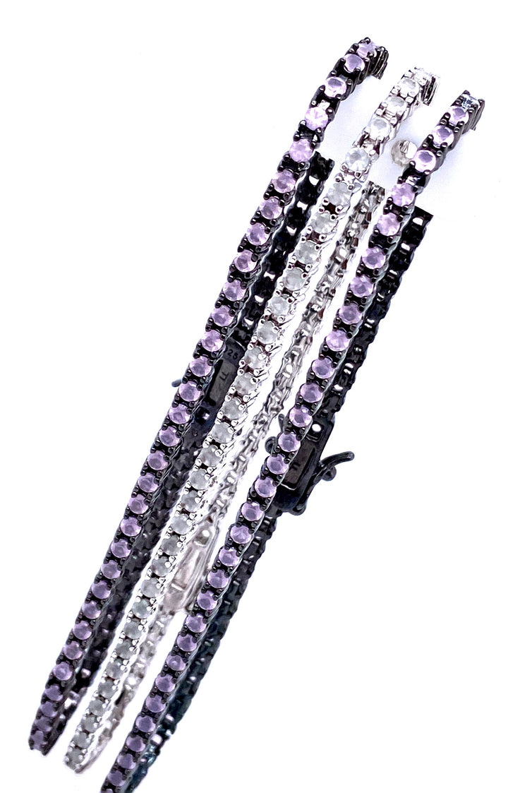 Cubic Zirconia Tennis Bracelet Set