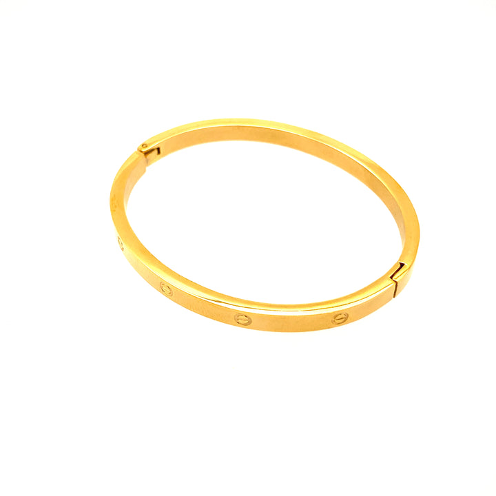 Children's Stainless Steel Bangle in Gold