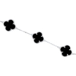 Black Three Clover Bracelet