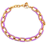 Lavender Paperclip Bracelet