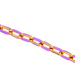 Lavender Paperclip Bracelet