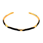 Black Enamel Cuff