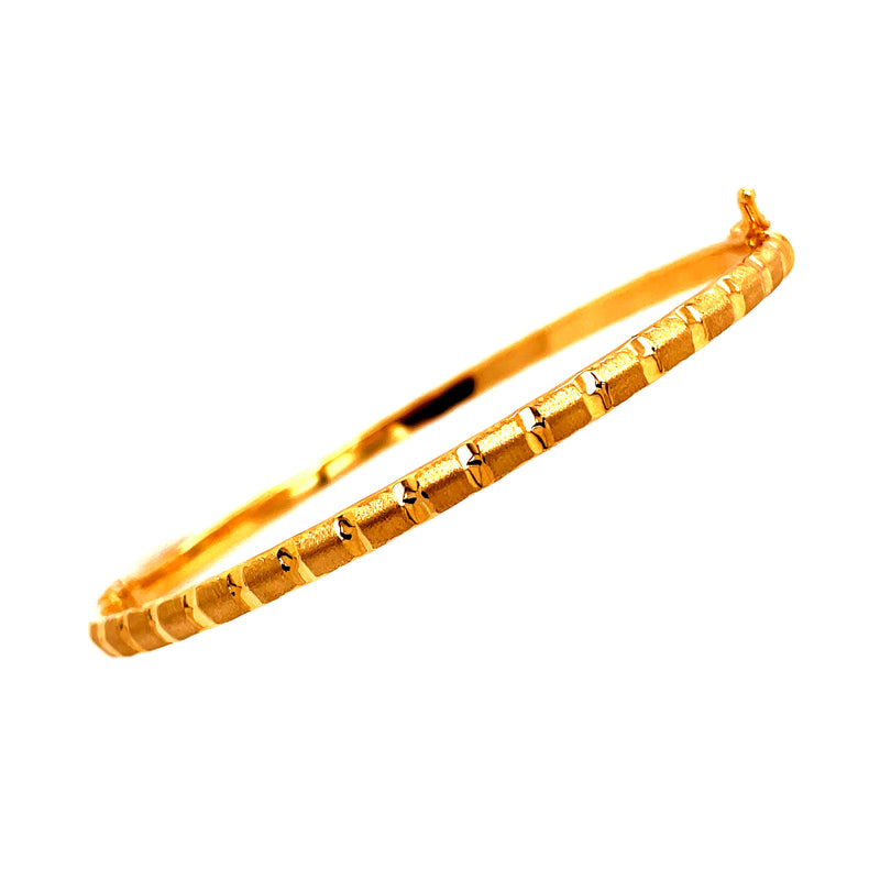 14K Gold Bangle