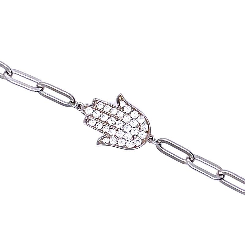 Hamsa Link Bracelet