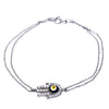 Double Strand Evil Eye Bracelet