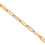Textured Paperclip Chain Bracelet