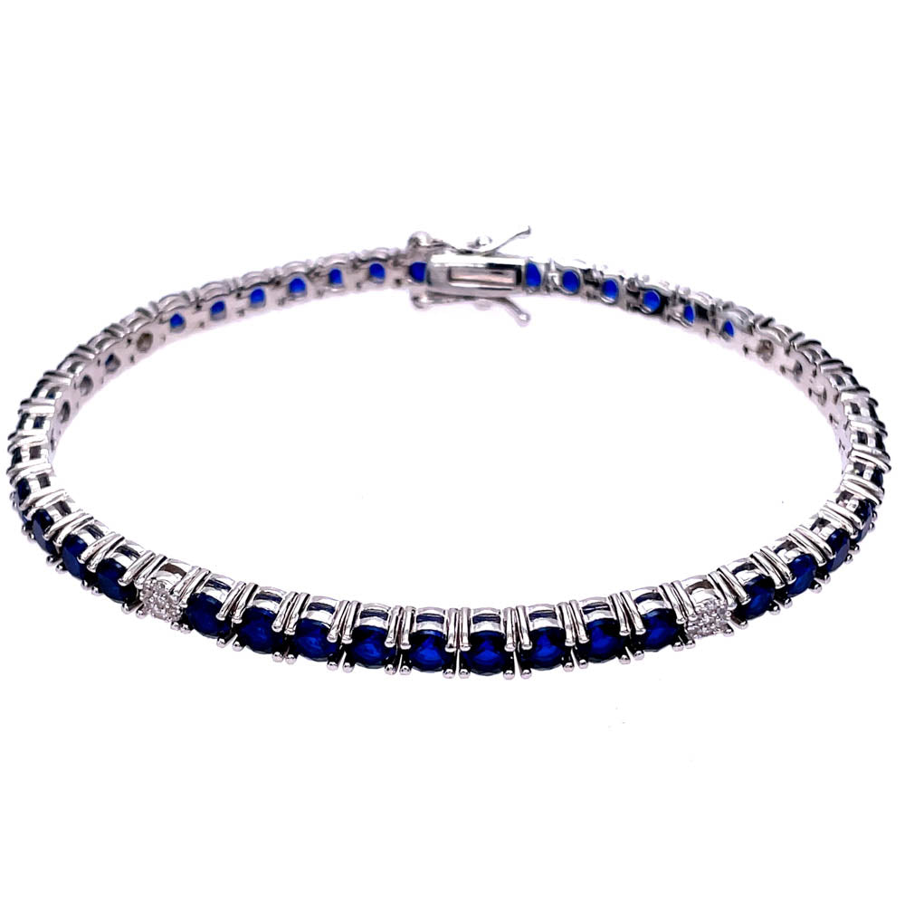 Tennis Bracelet with CZ Accent (3.5 mm - 4 Prong) – picntell