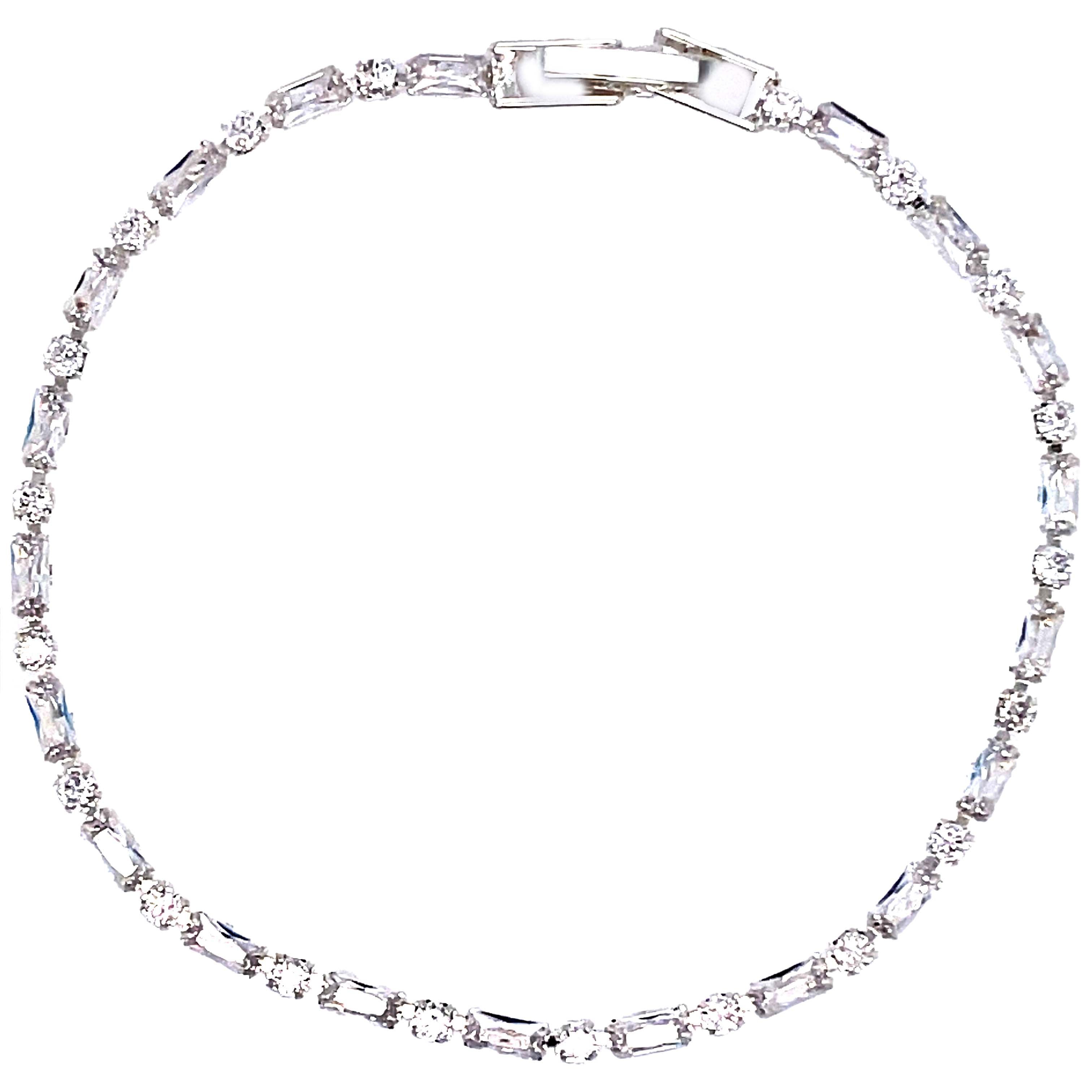 Tennis bracelet without stones sale