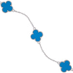 Turquoise Three Clover Bracelet (Small)