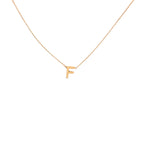 Custom Personalized Initial Cutout 14K Gold