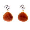 Champagne Crystal Earrings