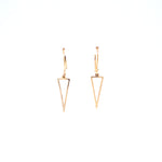 Mini Triangle Earrings