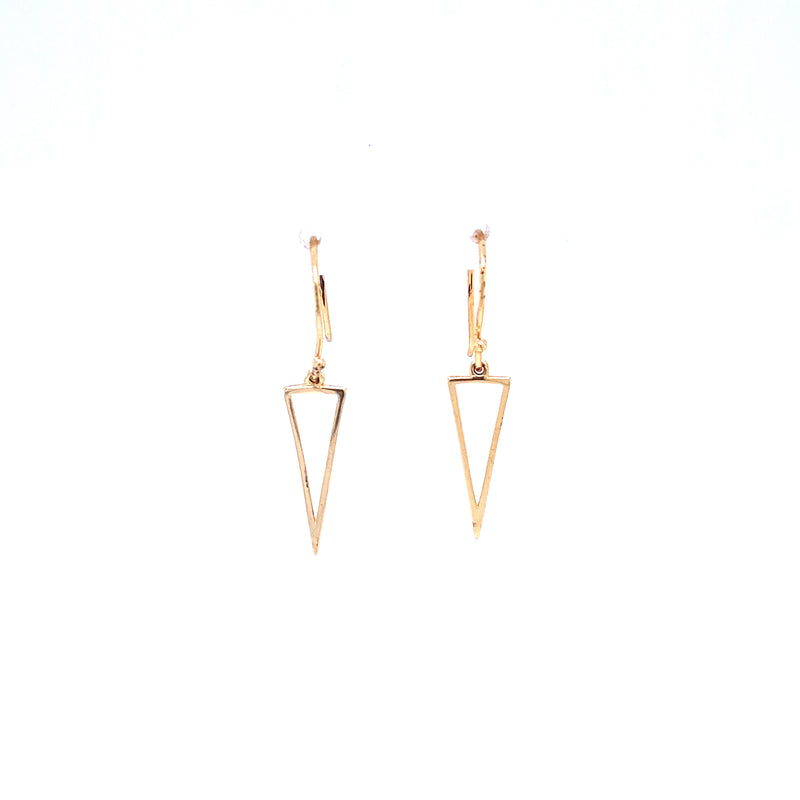 Mini Triangle Earrings