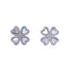 Four Heart Flower Studs