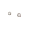 14K Halo Diamond Studs