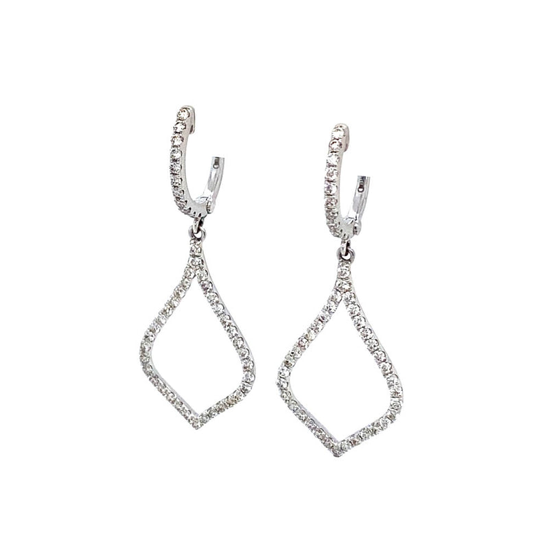 18K Classic Dangle Drop Earrings
