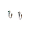 Snake Huggies in Silver