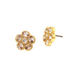 Gold Flower Studs