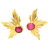 Gold Leaf Statement Earring