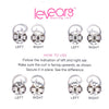 Stainless Steel Earring Lifts By Levears (4 Pack)